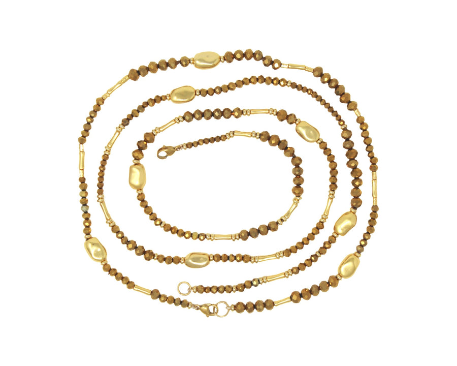 NECKLACE DUO - GOLD MIX