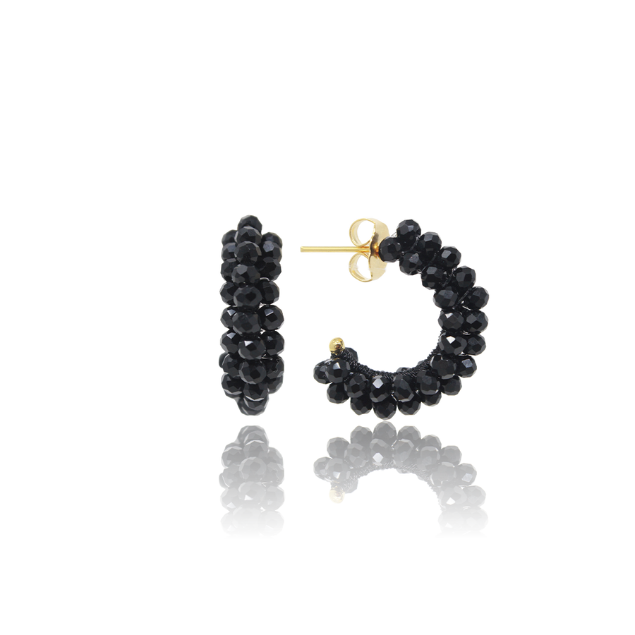 MEDIUM BOUQUET HOOP - BLACK