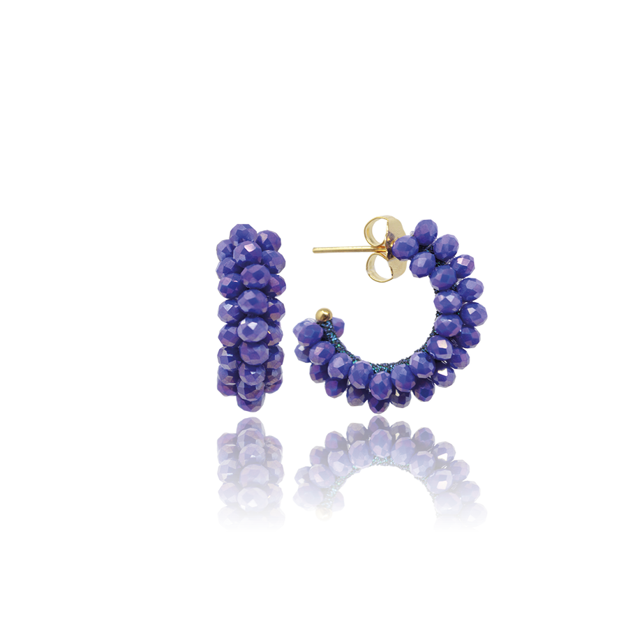MEDIUM BOUQUET HOOP - LAPIS