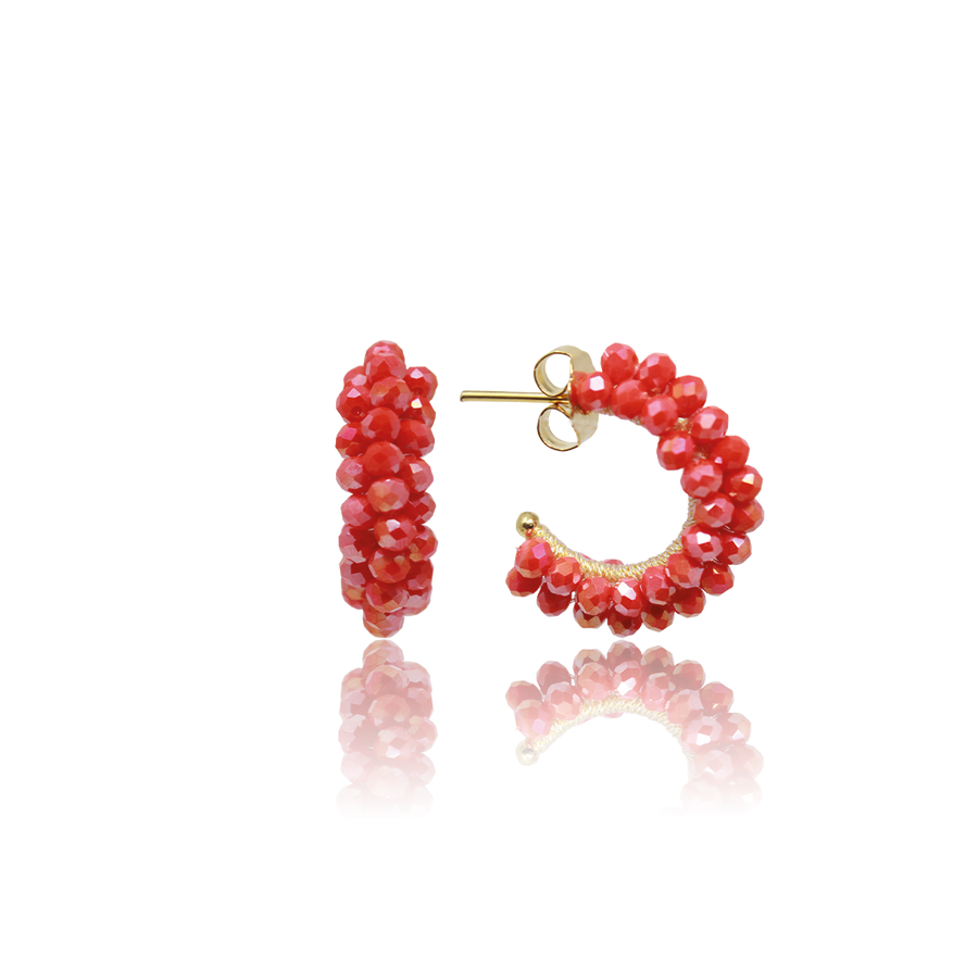 MEDIUM BOUQUET HOOP - SCARLET
